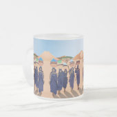 Waar zijn de baby's? matglas koffiemok (Voorkant links)