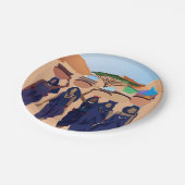 Waar zijn de baby's? papieren bordje (Gekanteld)