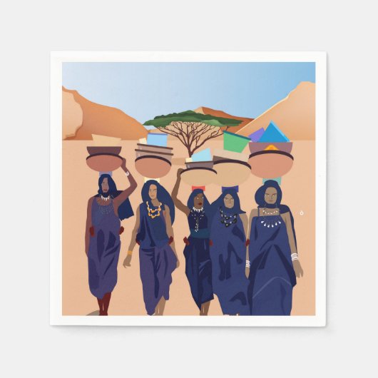 Waar zijn de baby's? servet (Voorkant)