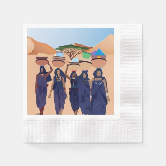 Waar zijn de baby's? servet (Voorkant)