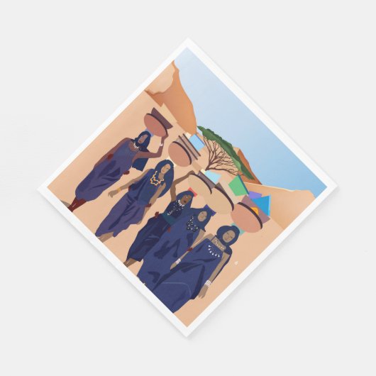 Waar zijn de baby's? servet (Hoek)