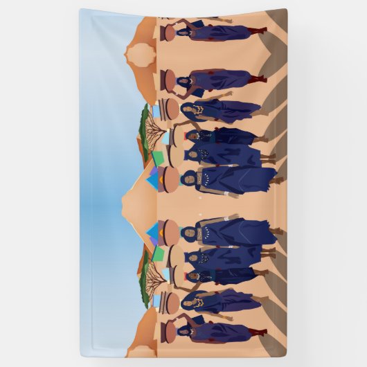 Waar zijn de baby's? spandoek (Verticaal)