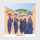 Waar zijn de baby's? sticker (Vel)