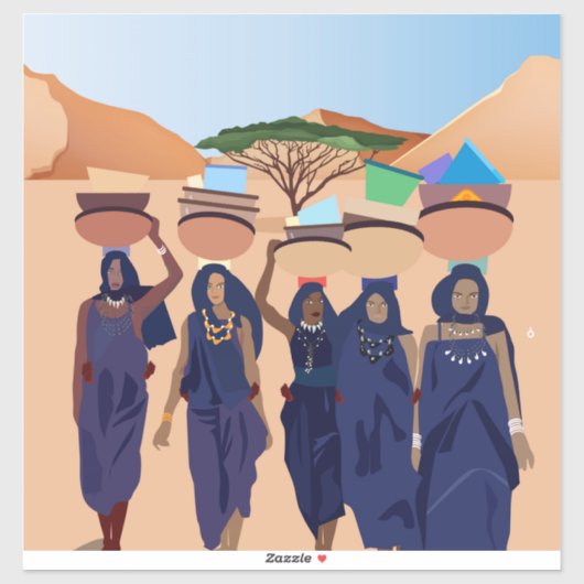 Waar zijn de baby's? sticker (Vel)