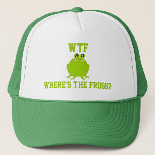 Waar zijn de kikkers? trucker pet