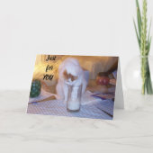 "WAAR ZIJN DE OREO'S?" VERJAARDAG KAART (Voorkant)