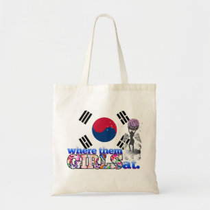Waar zijn de Zuid-Koreaanse meisjes? Tote Bag