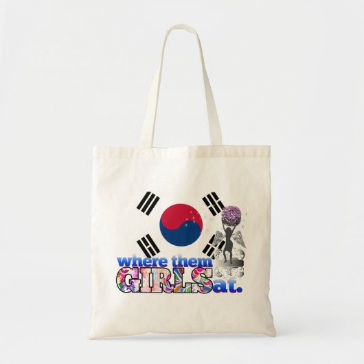 Waar zijn de Zuid-Koreaanse meisjes? Tote Bag (Voorkant)
