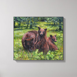 "Waar zijn Goldilocks?" Canvas Afdruk