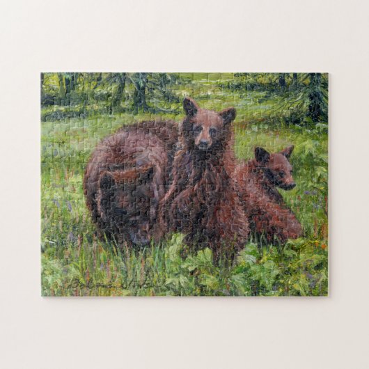 "Waar zijn Goldilocks?" Legpuzzel (Horizontaal)