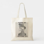 Waar zijn mijn heksen? skelet tote bag (Achterkant)
