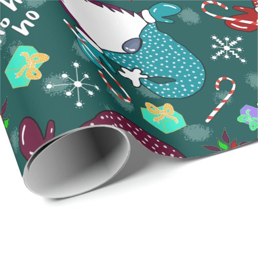 Waar zijn mijn kabouters? Wintergreen Kerstmis Gno Cadeaupapier (Rol Hoek)