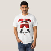 "Waar zijn mijn koekjes?" kerstt-shirt T-shirt (Voorkant volledig)