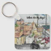 Waar zijn mijn sleutels.. Ik heb ze Sleutelhanger (Voorkant)