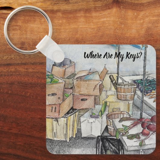 Waar zijn mijn sleutels.. Ik heb ze Sleutelhanger (Voorkant)