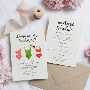 Waar zijn mijn stranden bij Bachelorette Party? Kaart