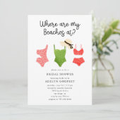 Waar zijn mijn stranden op het Vrijgezellenfeest? Kaart (Staand voorkant)