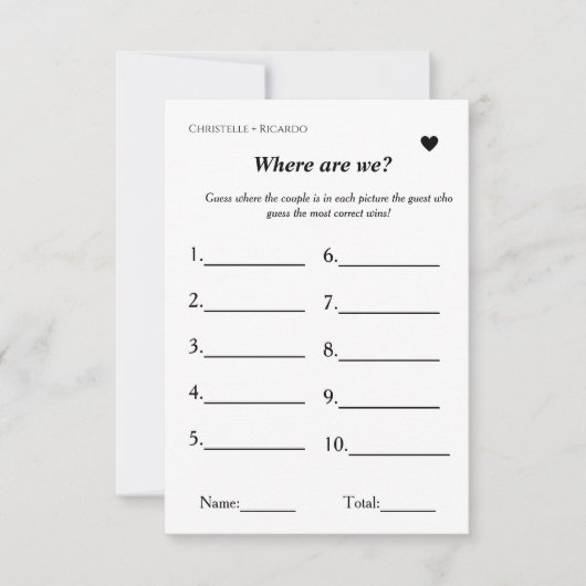 Waar zijn we Travel Thema spel vrijgezellenfeest s Kaart (Voorkant)