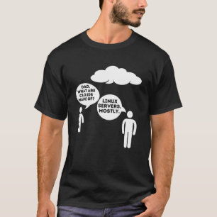 Waar zijn wolken van gemaakt? - Grappige programme T-shirt