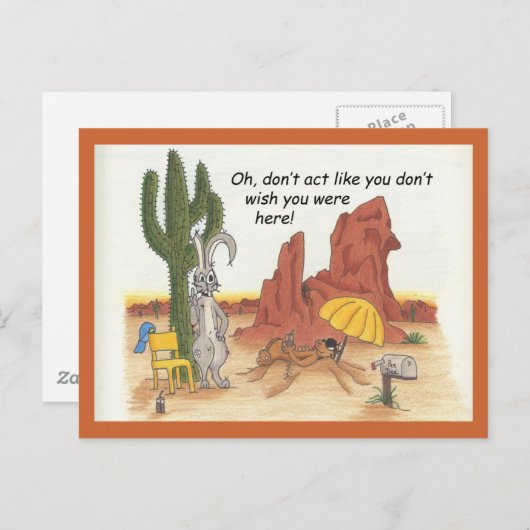 Waarde Act Like Briefkaart (Voorkant / Achterkant)