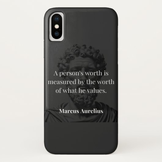 Waarde definiëren: Marcus Aurelius over Waarden Case-Mate iPhone Case (Achterkant)