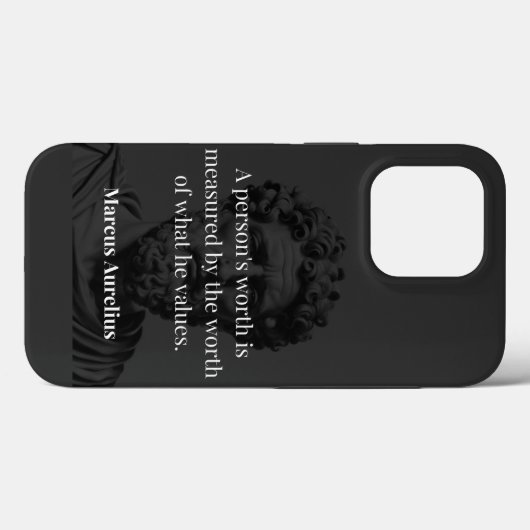 Waarde definiëren: Marcus Aurelius over Waarden Case-Mate iPhone Case (Achterkant (horizontaal))