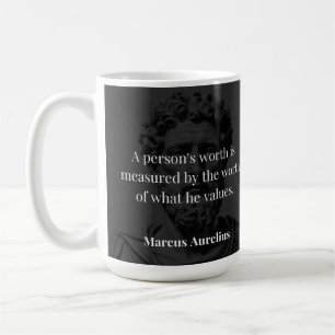 Waarde definiëren: Marcus Aurelius over Waarden Koffiemok