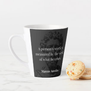 Waarde definiëren: Marcus Aurelius over Waarden Latte Mok