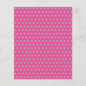 Waarde Eenhoorn Meisje 3e Verjaardag Party Uitnodi Flyer (Achterkant)