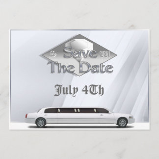 Waarde geprijsd Monogram sparen de Datum uitnodige Save The Date