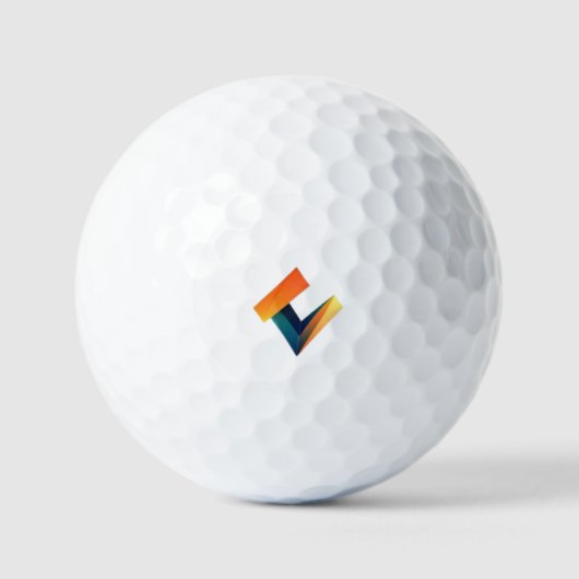 Waarde Golf Ball logo ontworpen. Golfballen (Voorkant)
