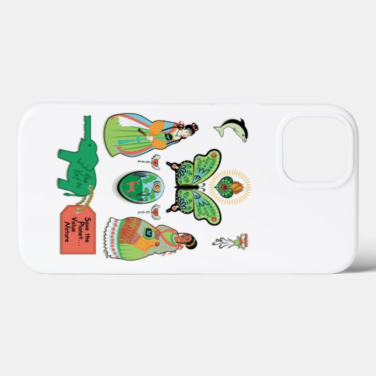 Waarde Natuur Case-Mate iPhone Case (Achterkant (horizontaal))