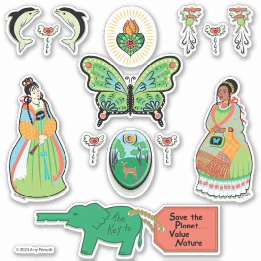 Waarde Natuur Sticker (Voorkant)