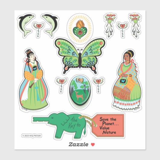 Waarde Natuur Sticker (Vel)