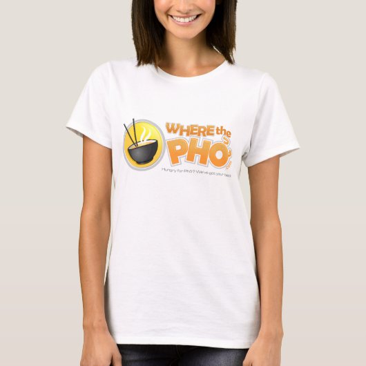 WaarDe Pho-dames met lange hoes T-shirt (Voorkant)