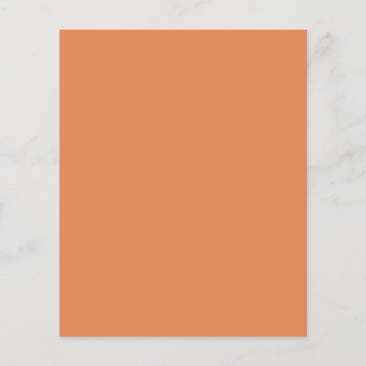 Waarde Pompoenen Herfst Bloemen Huwelijksuitnodigi Flyer (Achterkant)