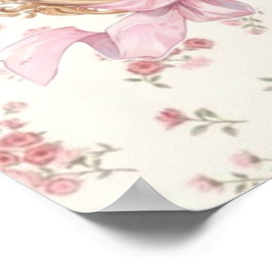 Waarde Poster papier (steen) (Hoek)