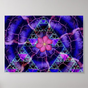 Waarde Poster papier (steen)