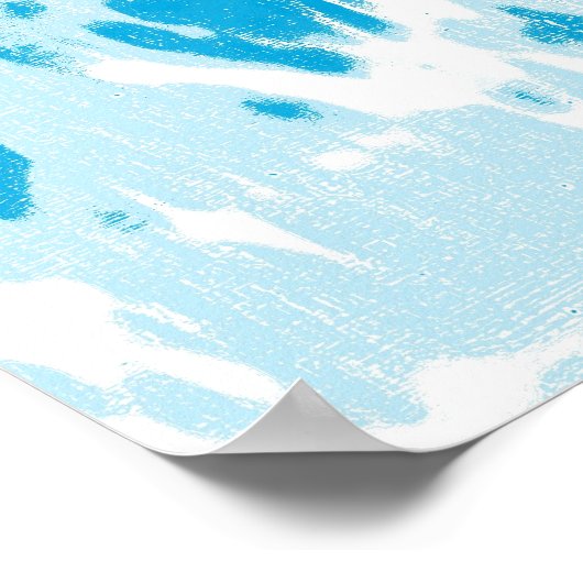 Waarde Poster papier (steen) (Hoek)