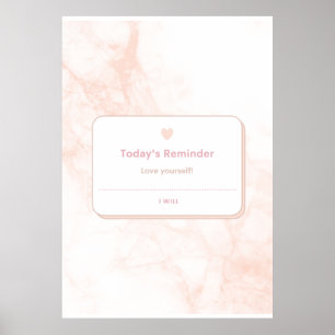 Waarde Poster papier (steen)