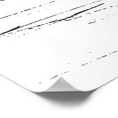 Waarde Poster papier (steen) (Hoek)