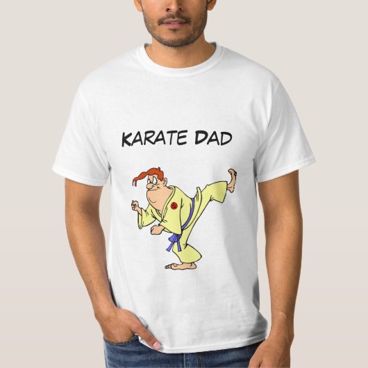Waarde T-Shirt Karate-Cartoon (Voorkant)