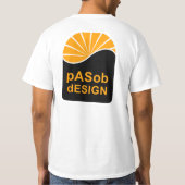 Waarde T-shirt, Wit T-shirt (Achterkant)