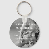 Waarde van een moeder sleutelhanger (Voorkant)