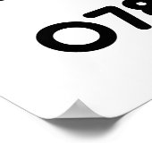 Waarde van Pi Pie 3.14159 wiskundig constante π Poster (Hoek)