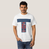 Waarde wit T-shirt TENNIS (Voorkant volledig)