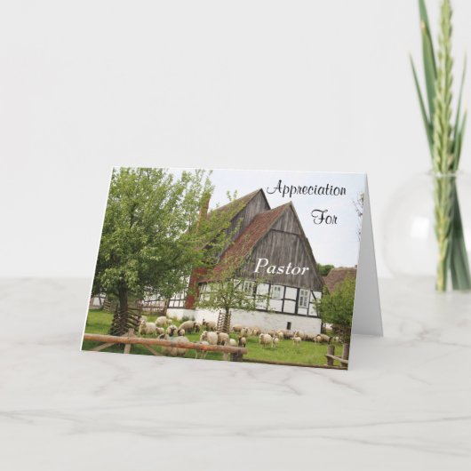 Waardebepaling - voor pastor bedankkaart (Voorkant)