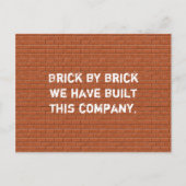 Waardebepaling werknemer Dank u Business Start-up Briefkaart (Voorkant)