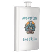 Waardeer De G'rilla Master BBQ Grill-spel Fun Pun Flacon (Rechts)
