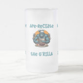 Waardeer de G'rilla Master BBQ Grill-spel Fun Pun Matglas Bierpul (Center)